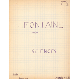 Cahier de sciences. Lycée Corneille. 