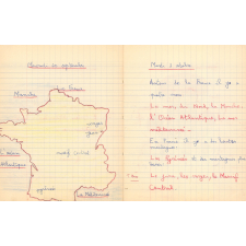Cahier de leçons de choses et de géographie. 