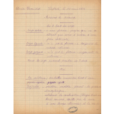 Cahier de leçons de choses. Sciences. 