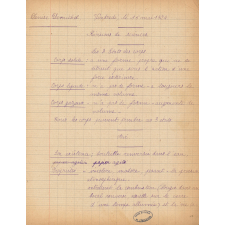 Cahier de leçons de choses. Sciences.