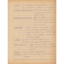 Cahier de leçons de choses. Sciences. 