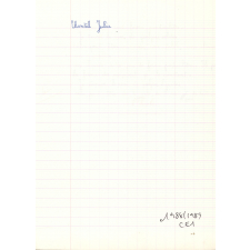 Cahier de leçons de choses. Cahier d'observation. 