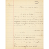 Cahier de leçons de choses.