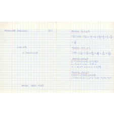 Cahier d'exercices