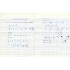 Cahier d'exercices