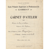 Carnet d'atelier