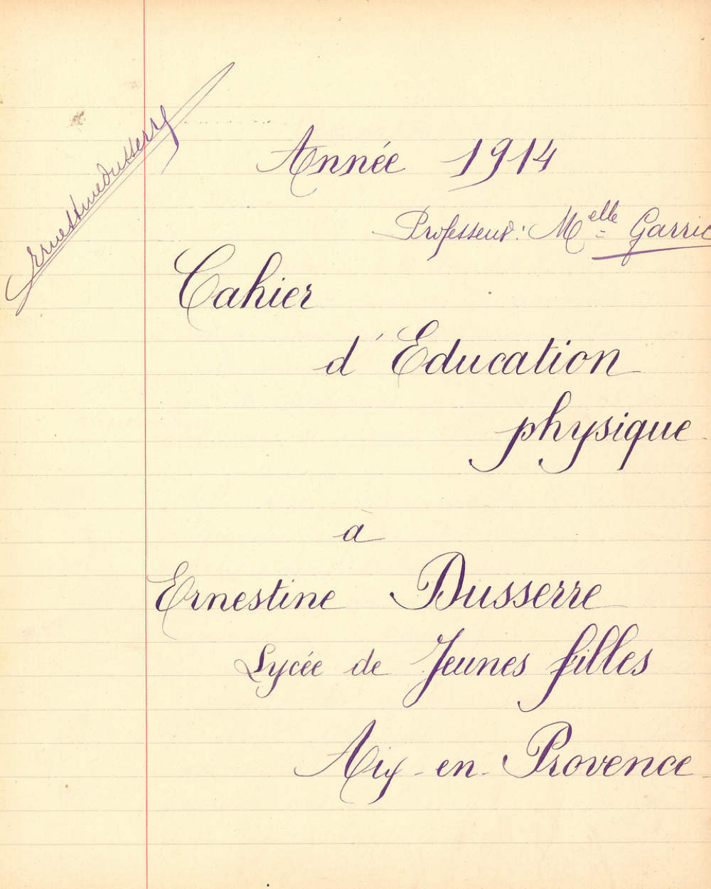 Cahier d'Education physique