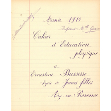 Cahier d'Education physique