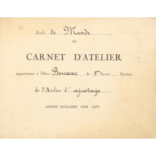 Carnet d'atelier