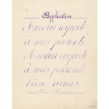 Cahier d'écriture