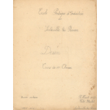 Cahier de dessin