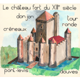 Le château-fort du XIIIe siècle