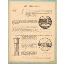 L'eau : réservoirs, robinets-vannes