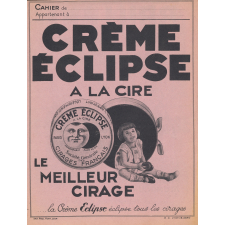 Couverture de cahier publicitaire : Crème Éclipse