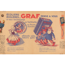 Couverture de cahier publicitaire : Ets Graf