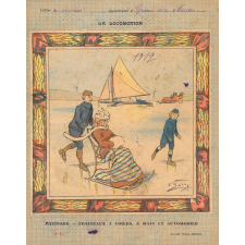 La locomotion : Patinage : Traineaux à voiles, à main et automobile