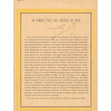 Épisode de la guerre du Dahomey : Un combat près des sources de Koto