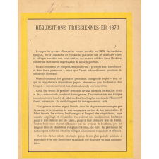 Épisode de la guerre de 1870 :  Réquisitions prussiennes en 1870