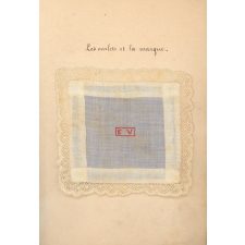 Cahier de couture. Album d'ouvrages. 