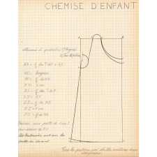 Cahier de couture.