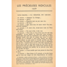 Les Précieuses ridicules. Comédie.