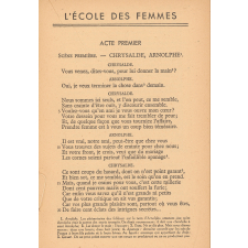 L'Ecole des femmes. Comédie.
