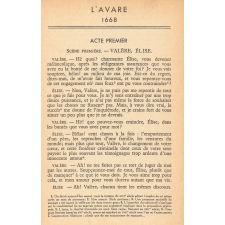 L'Avare. Comédie.