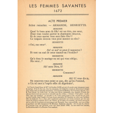 Les Femmes savantes. Comédie.