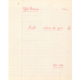 Math : cahier du jour