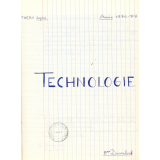 Cahier de technologie.