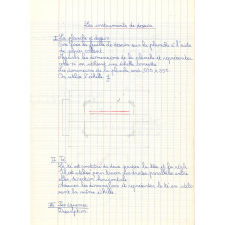 Cahier de technologie.