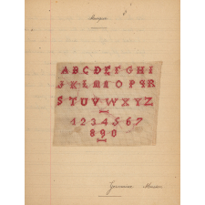 Cahier de couture. 