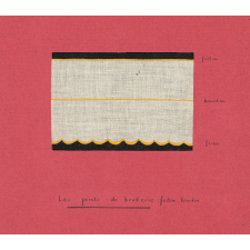 Cahier de couture. Dossier de couture. 
