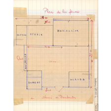 Cahier de travail manuel. La maison. Etude. 