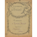 Cahier de travail manuel.