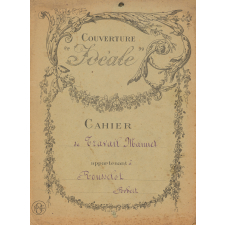 Cahier de travail manuel.