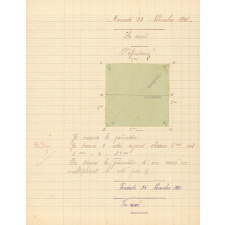 Cahier de travail manuel.