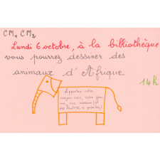 Annonce d'une animation