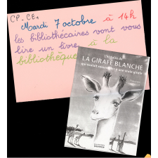 Annonce d'une animation en bibliothèque
