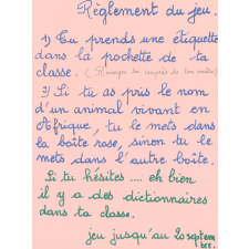 Règlement du jeu
