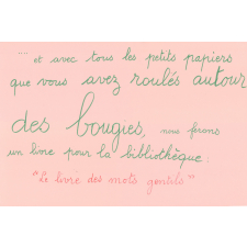 Le livre des mots gentils