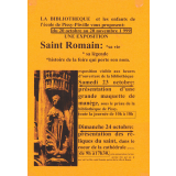 Affiche de présentation de l'exposition Saint Romain
