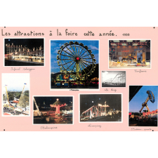 Les attractions à la foire cette année. 1999