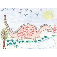 Dragon à écailles