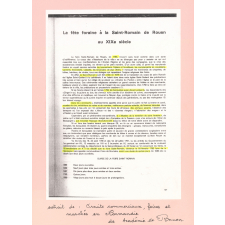La fête foraine à la Saint-Romain de Rouen au XIXe siècle