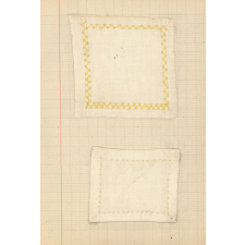 Cahier de couture. 