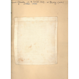 Cahier de couture. 