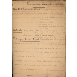 Cahier de dentelles au crochet. 