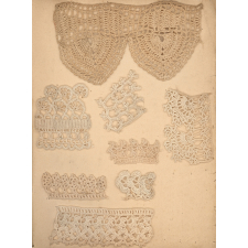 Cahier de dentelles au crochet. 