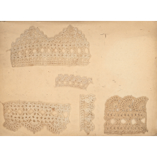Cahier de dentelles au crochet. 